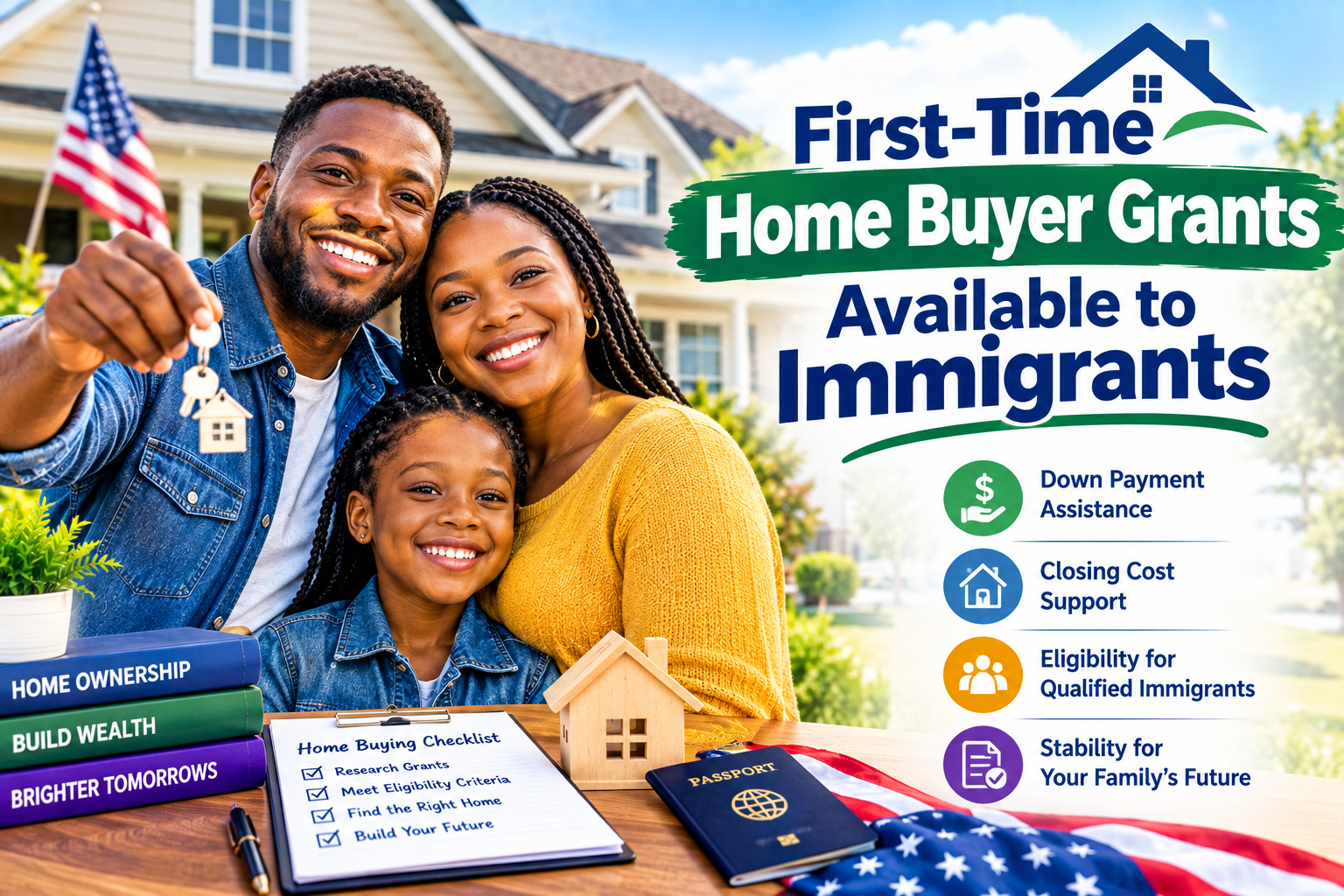 First-Time Home Buyer Grants Available to Immigrants